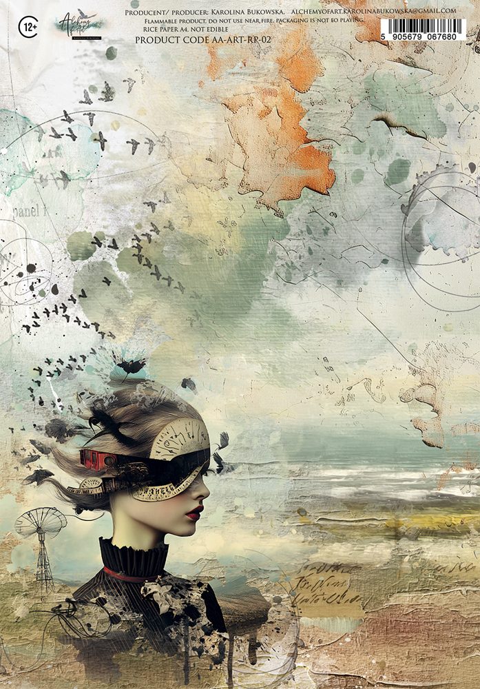 Rice paper 2, Art, A4 (21x29,7cm) 25-30g Rice paper 2, Art, A4 (21x29,7cm) 25-30g