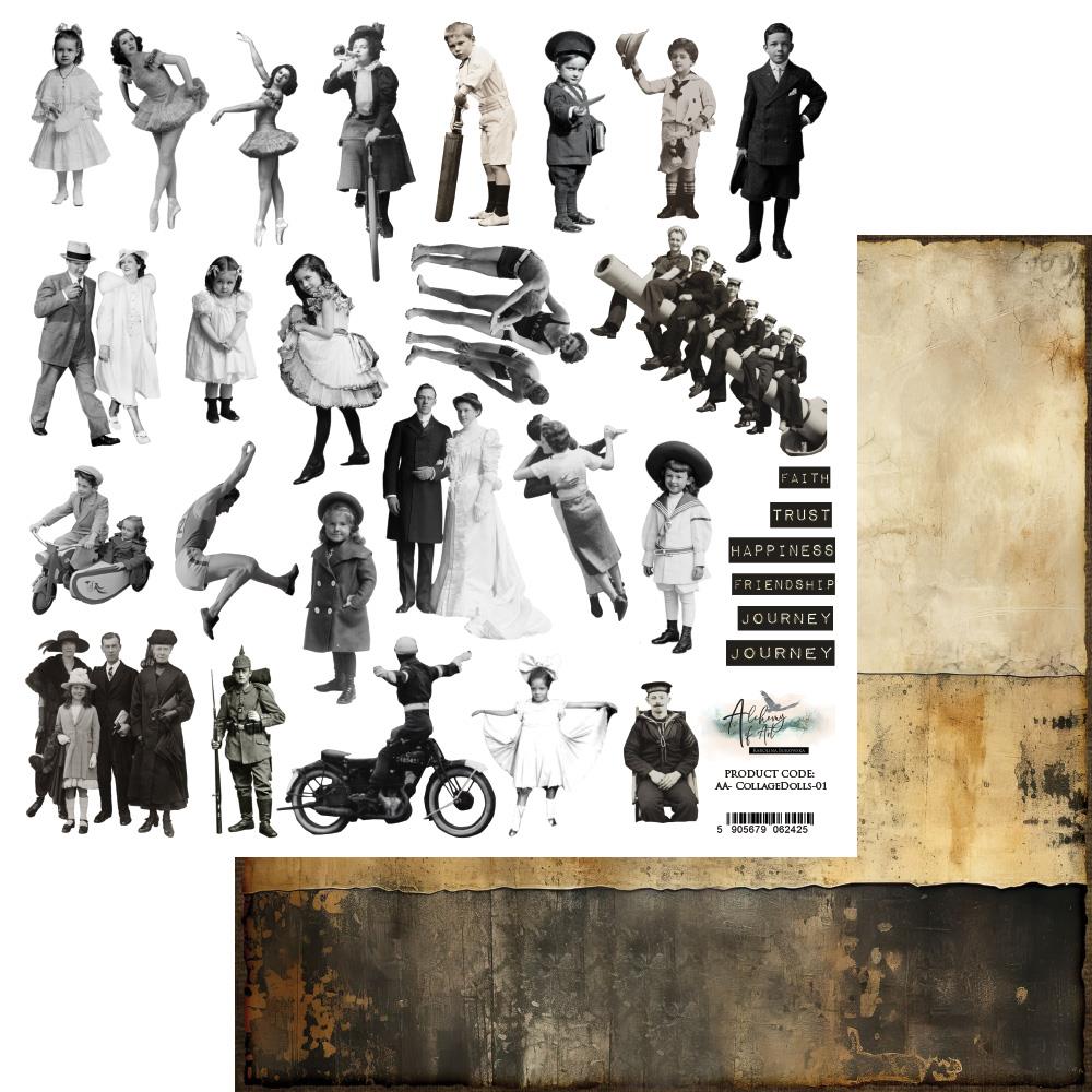 Die-cuts 30,5x30,5 cm People, pre-cut, 250 gsm (1 sheet) Die-cuts 30,5x30,5 cm People, pre-cut, 250 gsm (1 sheet)