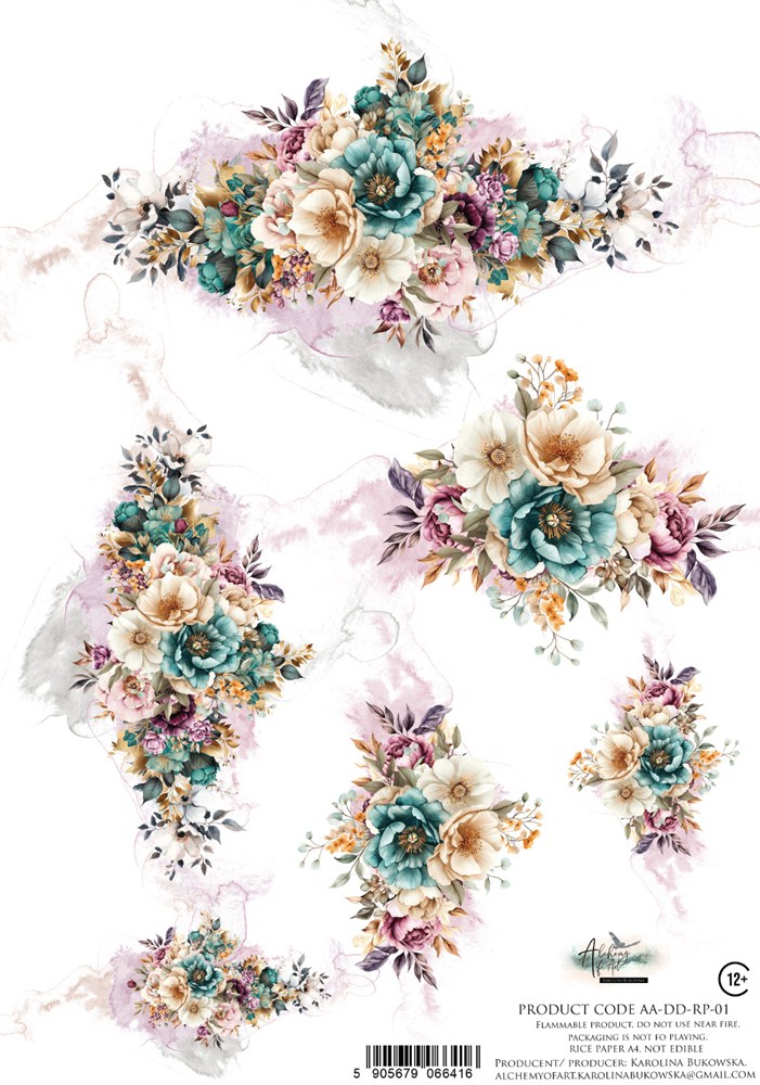 Rice paper 1, Dreamy Dreams, A4 (21x29,7cm) 25-30g