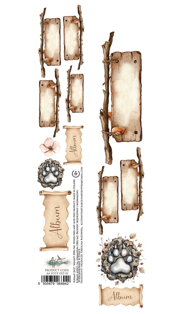 Paper 30x5 cm – Friends of the Forest 01