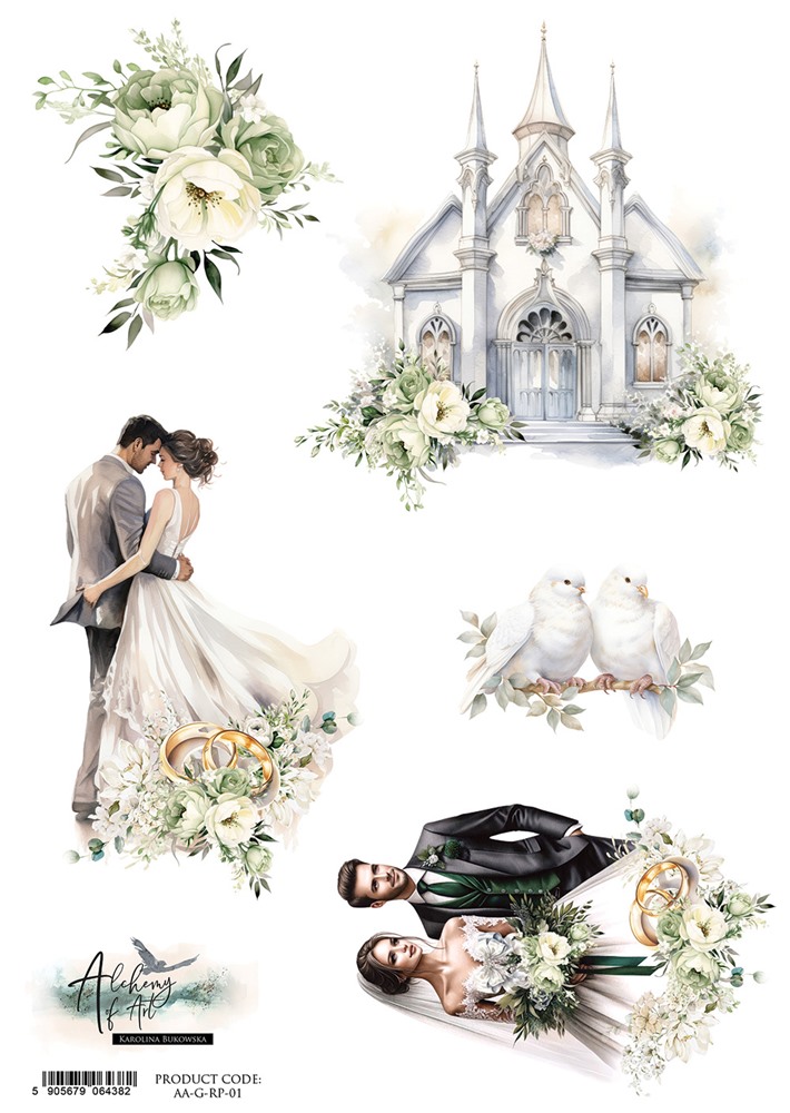 Rice paper Gentleness, A4 (21x29,7cm) 25-30g