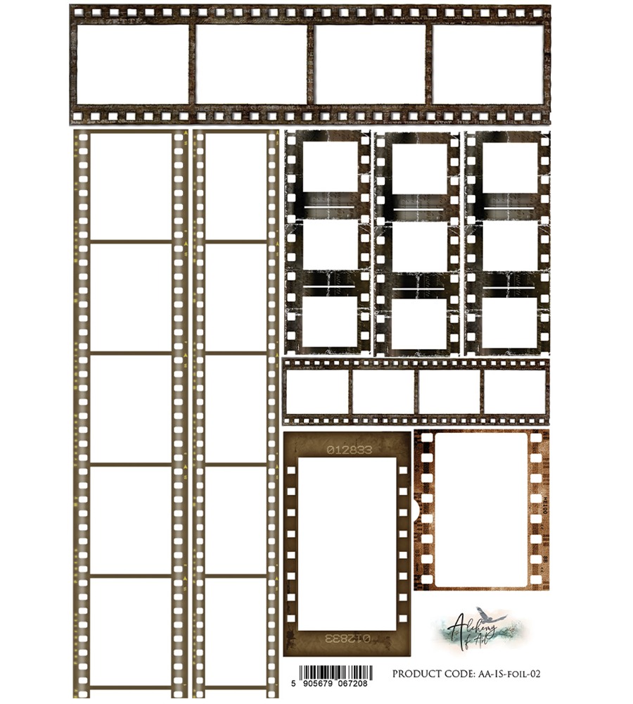 Transparent foil In Silence – Plates, A4, 30x20cm, 70g (1 sheet)