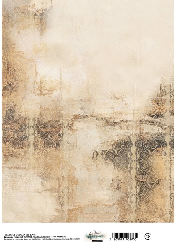 Rice paper 5, In the Library, A4 (21x29,7cm) 25-30g