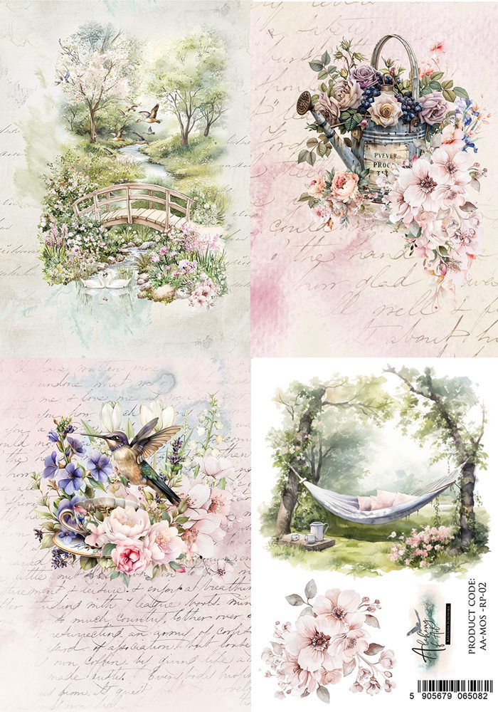 Rice paper 2, Memory of Spring, A4 (21x29,7cm) 25-30g Rice paper 2, Memory of Spring, A4 (21x29,7cm) 25-30g