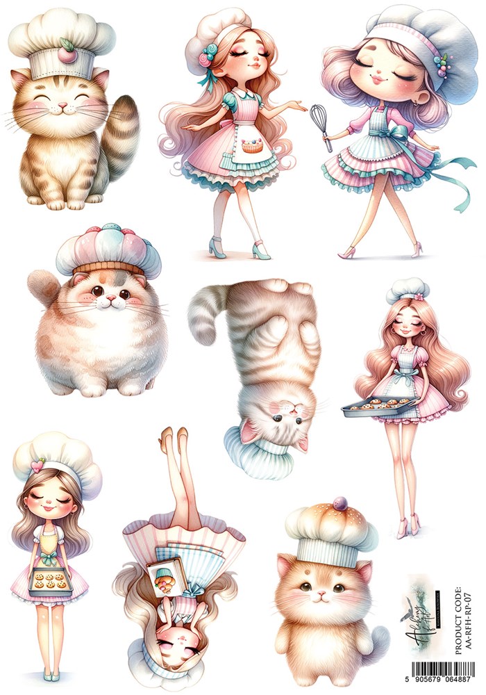 Rice paper 7, Recipe for Happiness, A4 (21x29,7cm) 25-30g