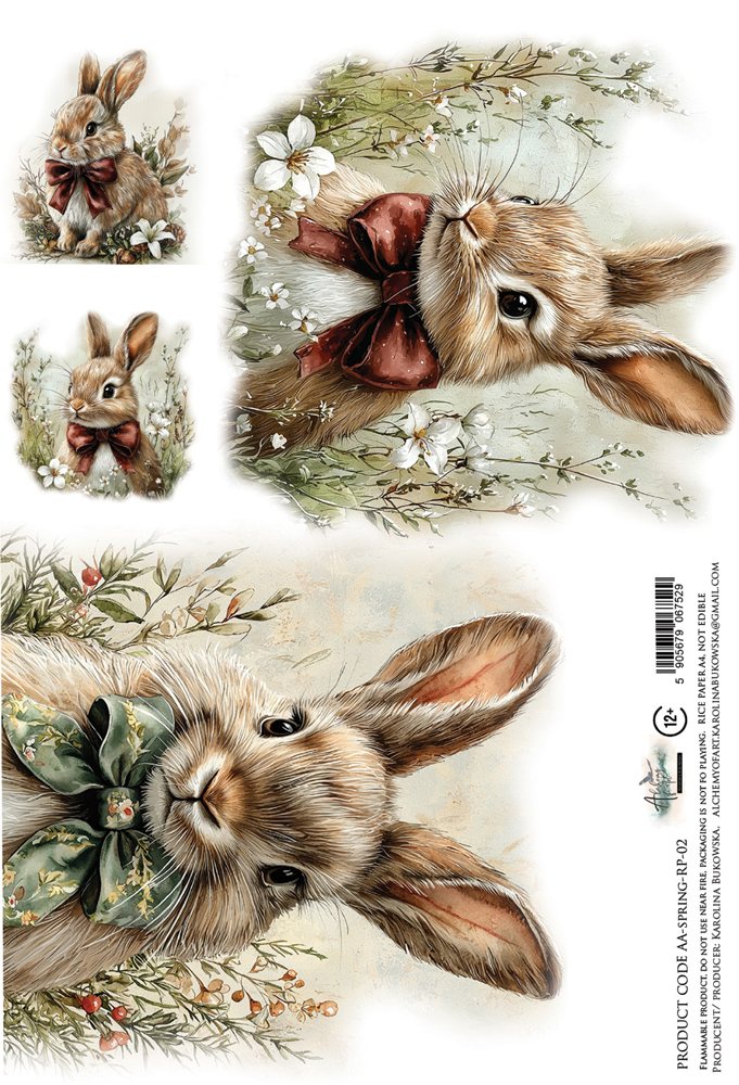 Rice paper 2, Spring, A4 (21x29,7cm) 25-30g Rice paper 2, Spring, A4 (21x29,7cm) 25-30g