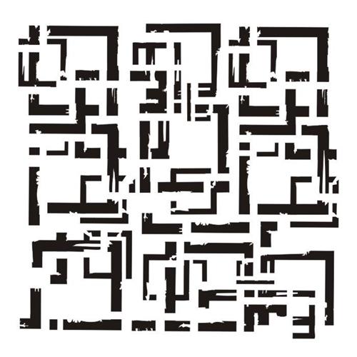 Stencil Frames - Rosalie, 15x15 cm thickness 1 mm