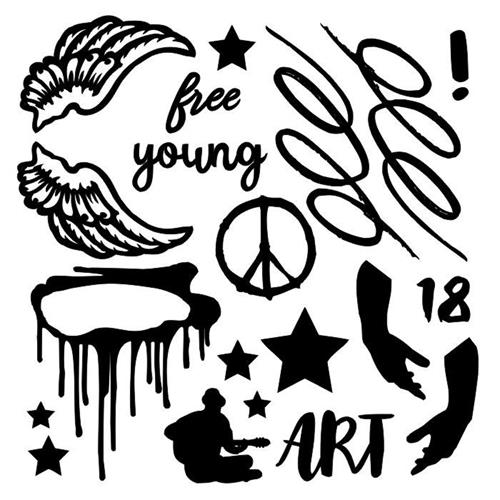 Chipboard Young and Free, 6 Chipboard Young and Free, 6