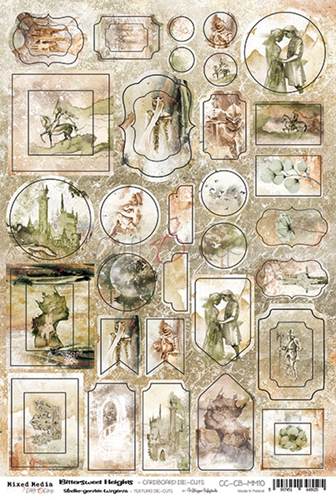 Cardboard die-cuts 20,3x30,5cm Bittersweet Heights, Mixed Media, pre-cut