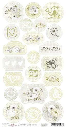 Die-cuts Celebrate Today, 16x32cm, paper 250 gsm, pre-cut Die-cuts Celebrate Today, 16x32cm, paper 250 gsm, pre-cut