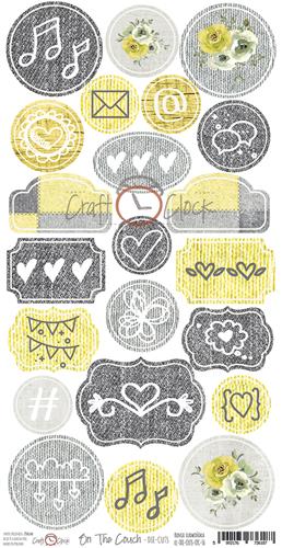 Die-cuts On the Couch, 16x32cm, paper 250 gsm, pre-cut