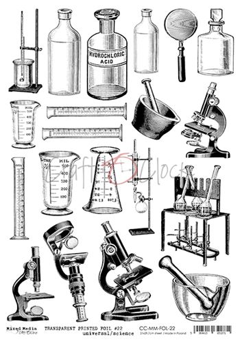 Transparent black printed foil 22 (21,0x29,7cm, 100 microns)