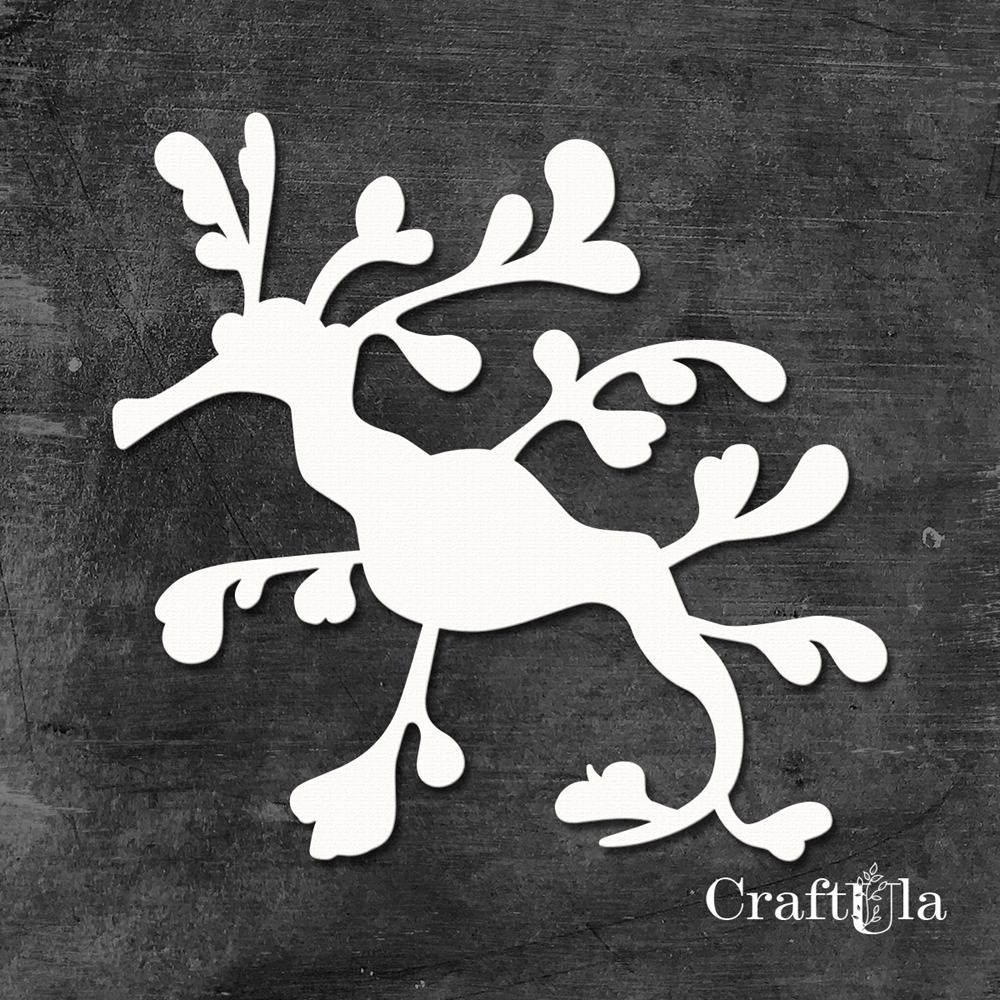 Chipboard Seahorse (approx.15x15x0,15cm) Chipboard Seahorse (approx.15x15x0,15cm)