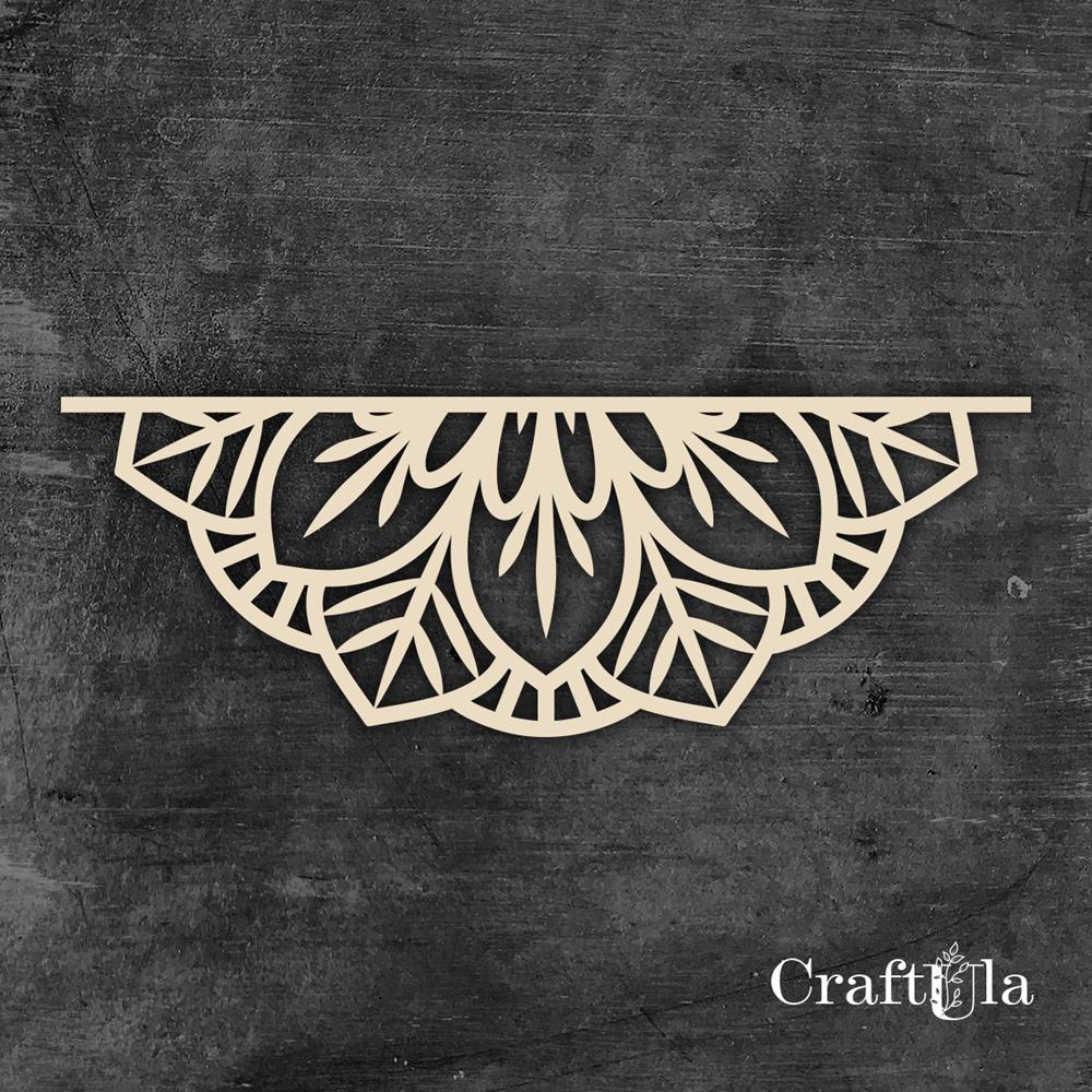 Big Chipboard Mandala 0880 (2 halves, aprox. 15x5cm x0,15cm each) Big Chipboard Mandala 0880 (2 halves, aprox. 15x5cm x0,15cm each)