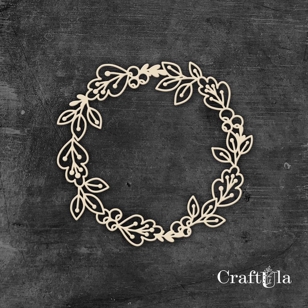 Set of Chipboard Frames 1124 (2 pcs, approx. 8,5x8,5x0,15cm)