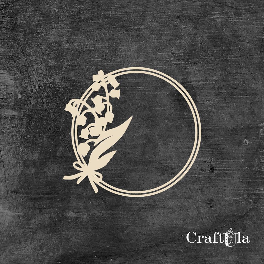 Chipboard Wreaths 2361 (2 pcs, dia aprox. 7x0,15cm)