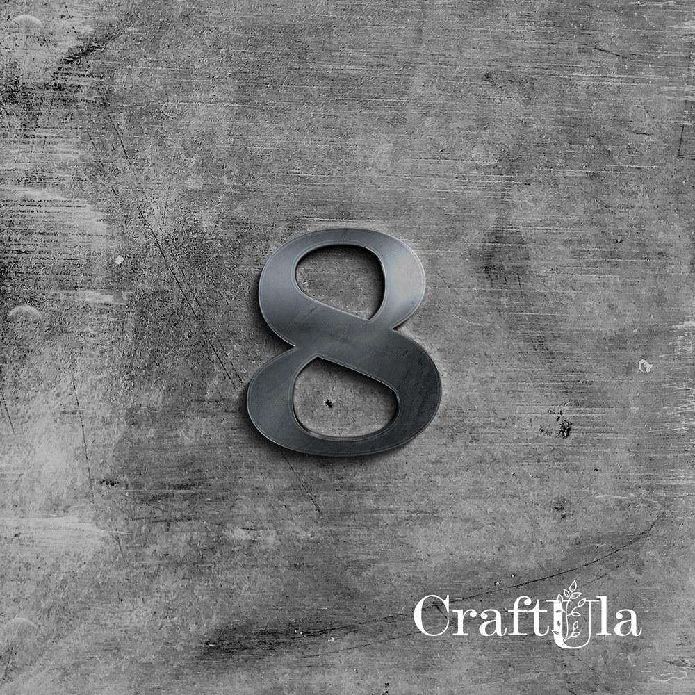 Mirrored silver plexiglass number – 8 (3 pcs, 4x5cm) Mirrored silver plexiglass number – 8 (3 pcs, 4x5cm)