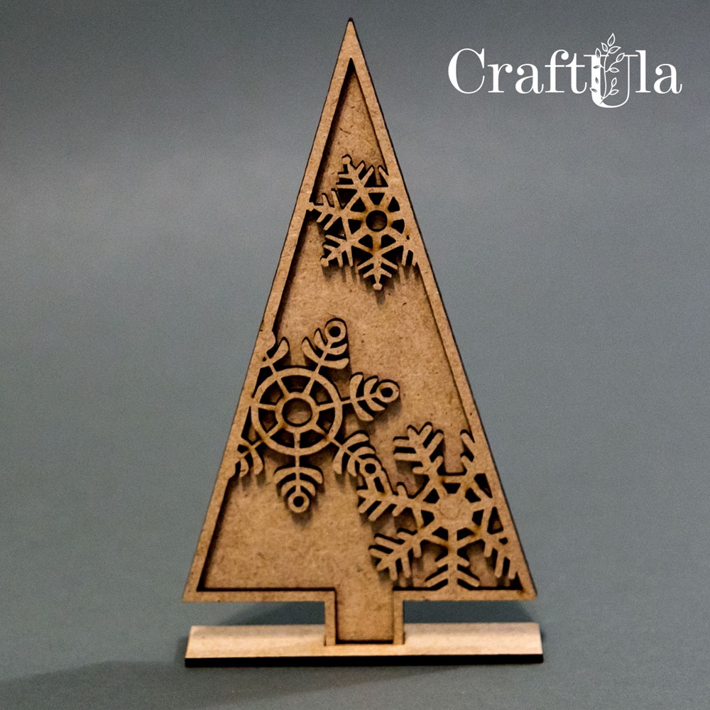 HDF Christmas Tree 1S (8,515x5x0,3 cm +stand)