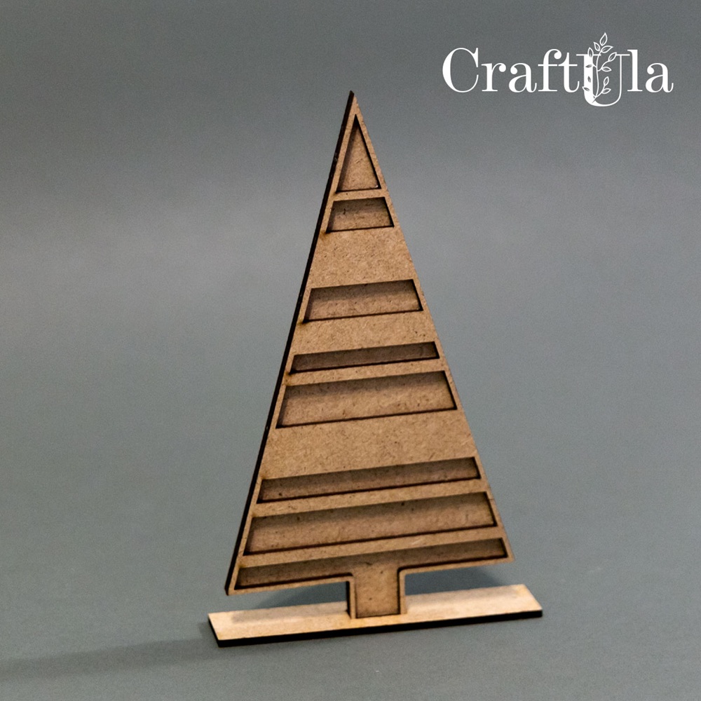 HDF Christmas Tree 2S (8,5x15x5x0,3 cm +stand)