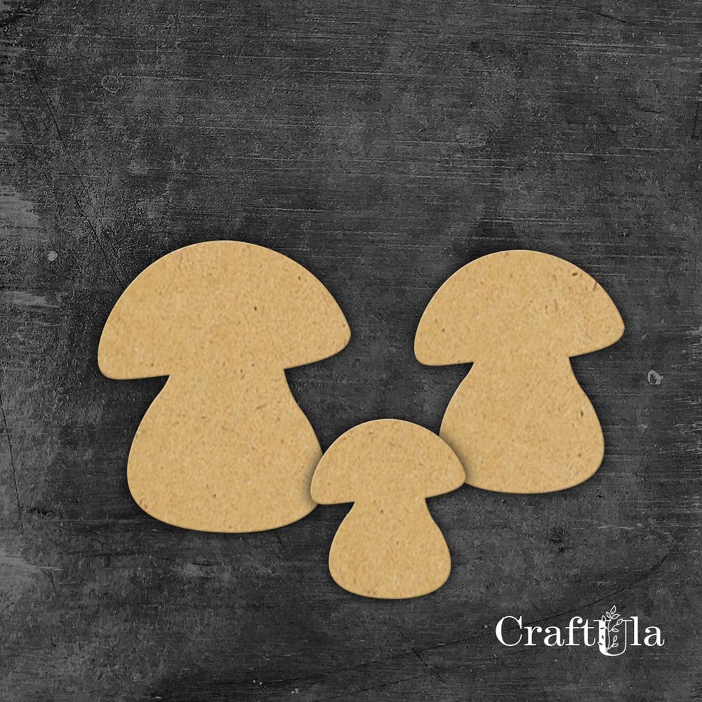 Mini HDF Mushrooms (3 pcs, 8-4cx0,3 cm)