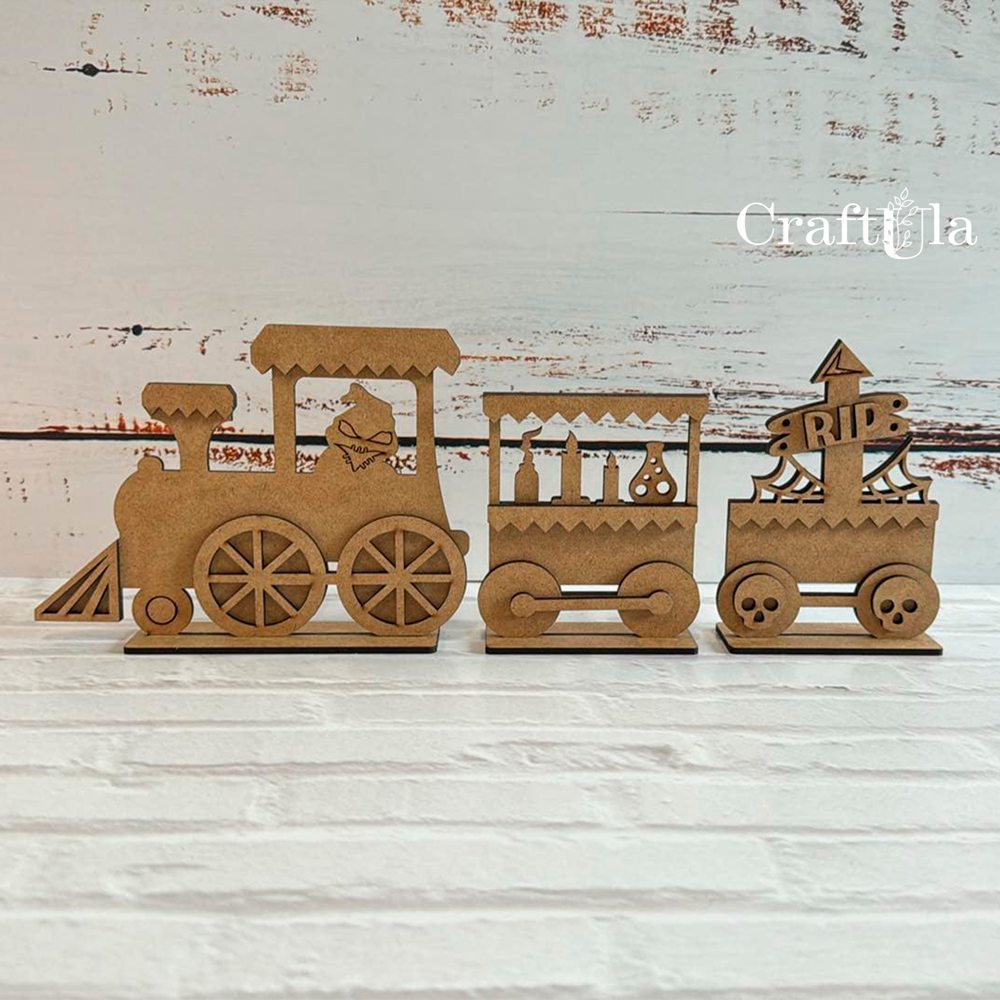 HDF Halloween Train 518 (height around 12 cm, thick. 0,3 cm)