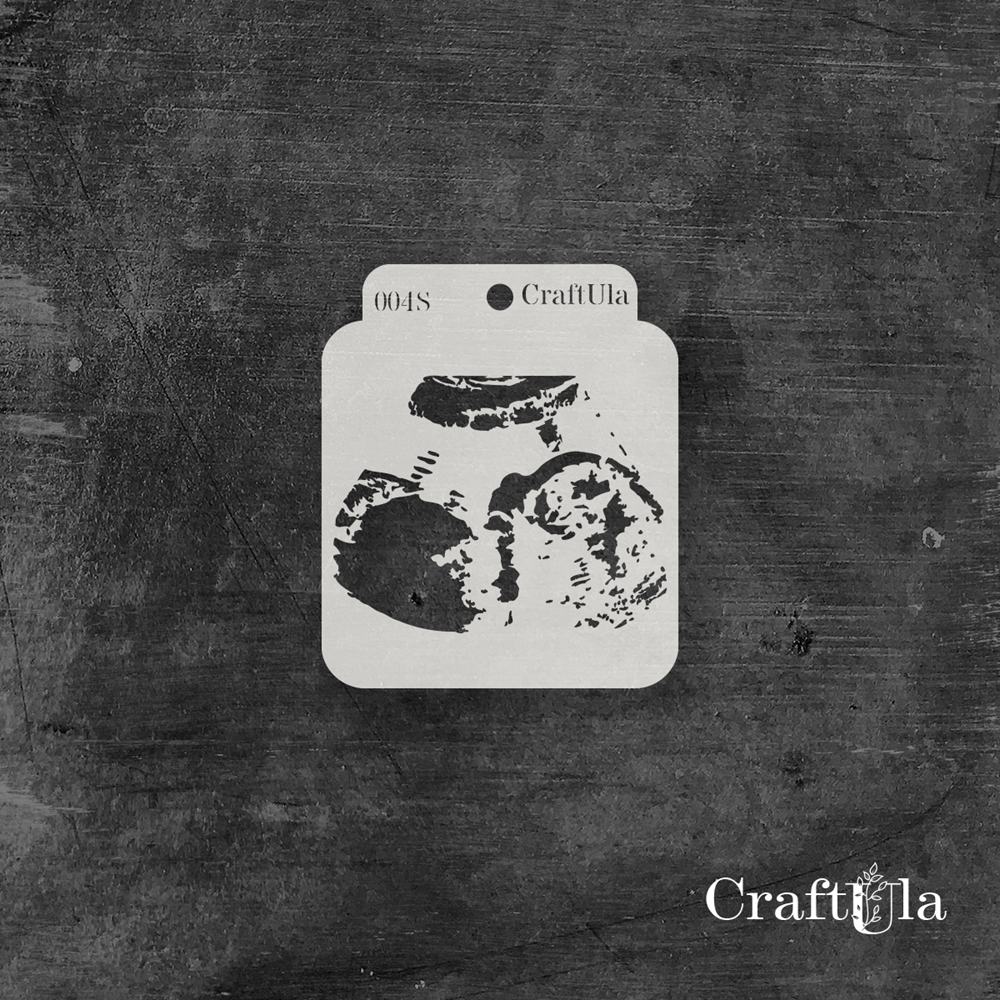 Stencil 004s – USG, 8x9, ,5 cm x 0,35 mm, semi-translucent