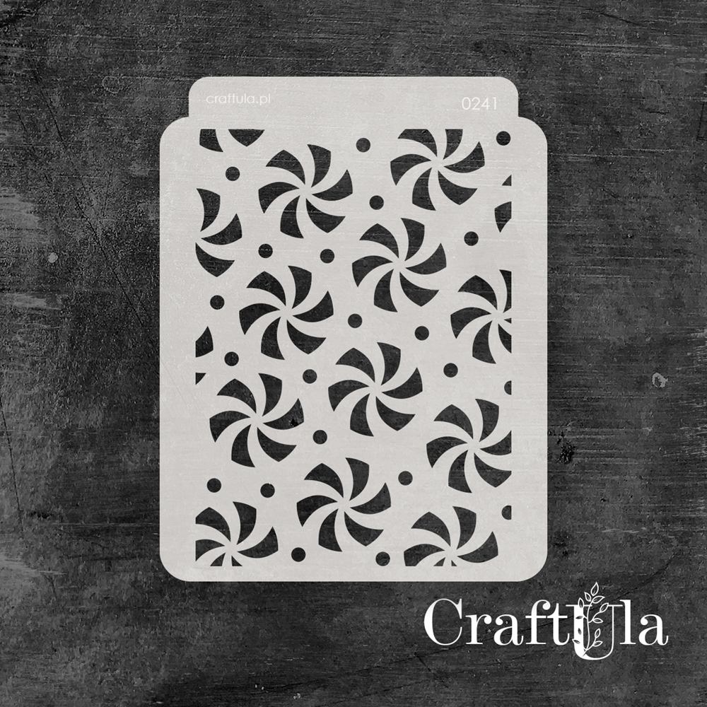 Stencil 0241, 15x20 cm x 0,35 mm, semi-translucent