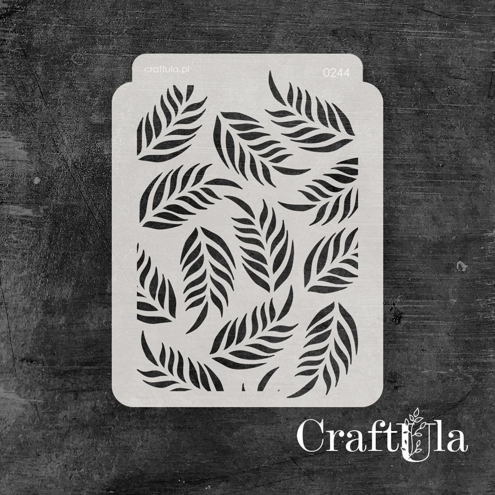 Stencil 0244, 15x20 cm x 0,35 mm, semi-translucent