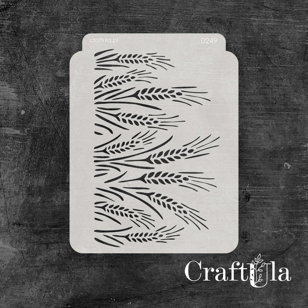 Stencil 0249, 15x20 cm x 0,35 mm, semi-translucent