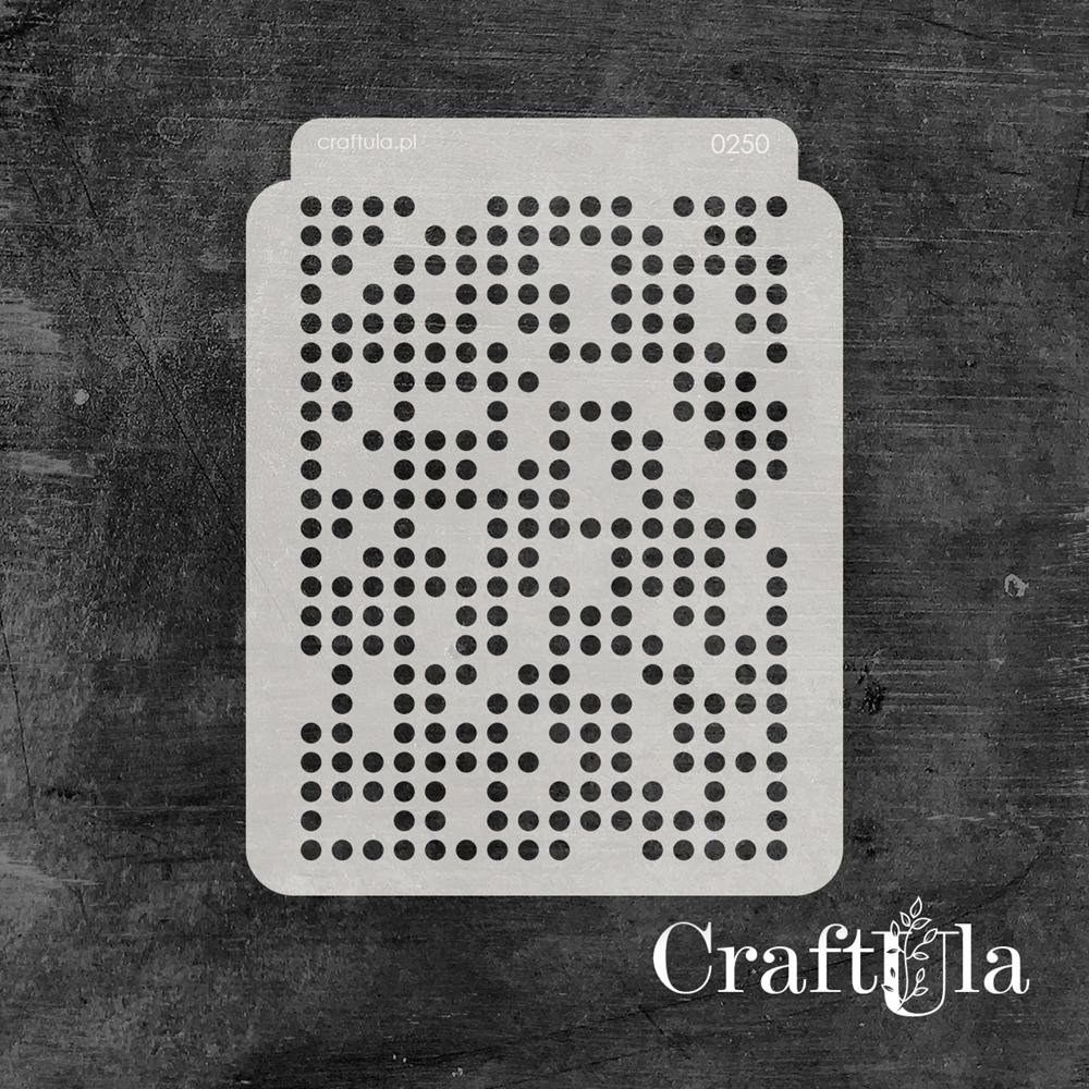 Stencil 0250, 15x20 cm x 0,35 mm, semi-translucent