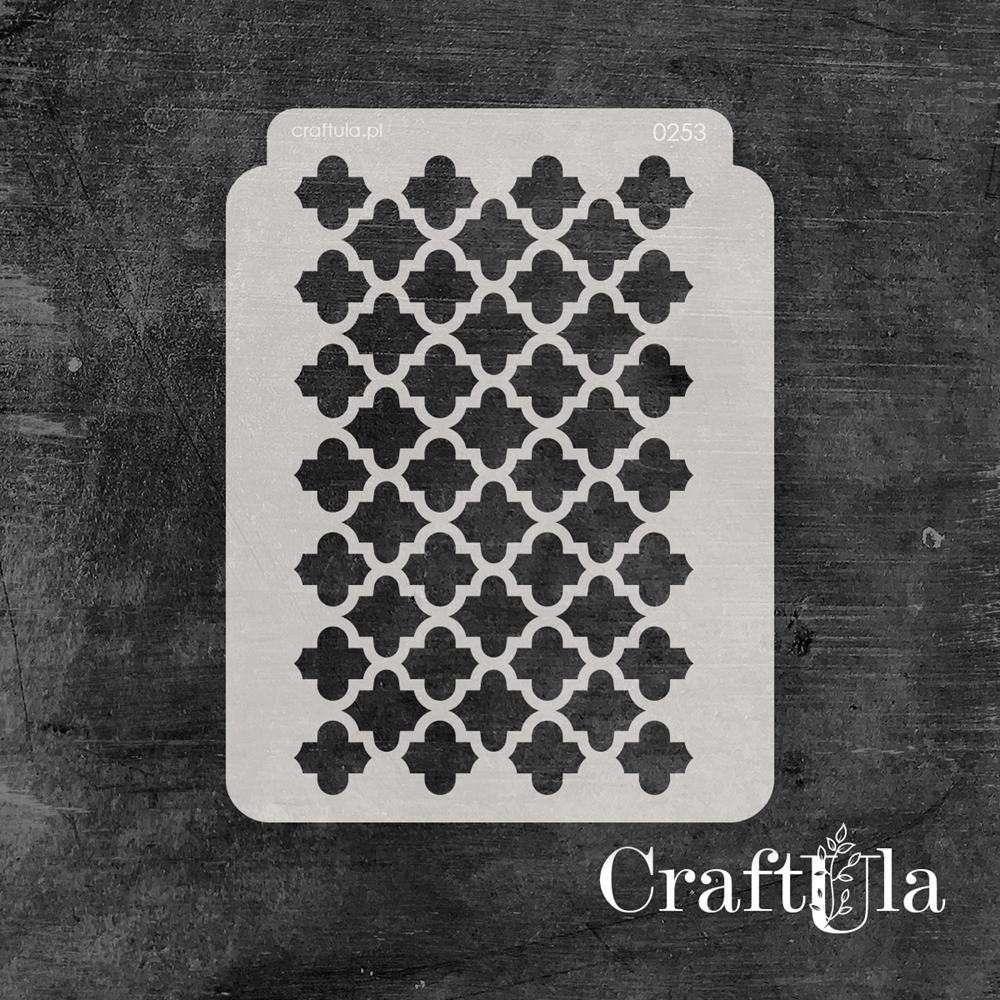 Stencil 0253, 15x20 cm x 0,35 mm, semi-translucent
