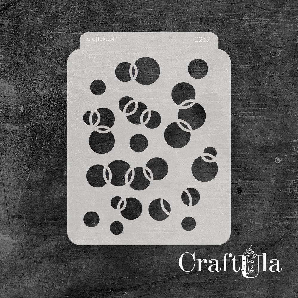 Stencil 0257, 15x20 cm x 0,35 mm, semi-translucent