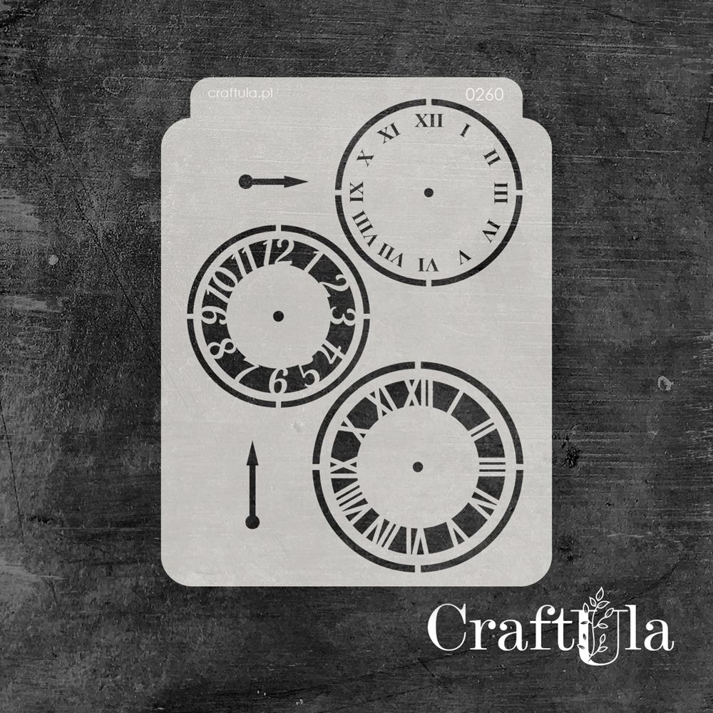 Stencil 0260, 15x20 cm x 0,35 mm, semi-translucent