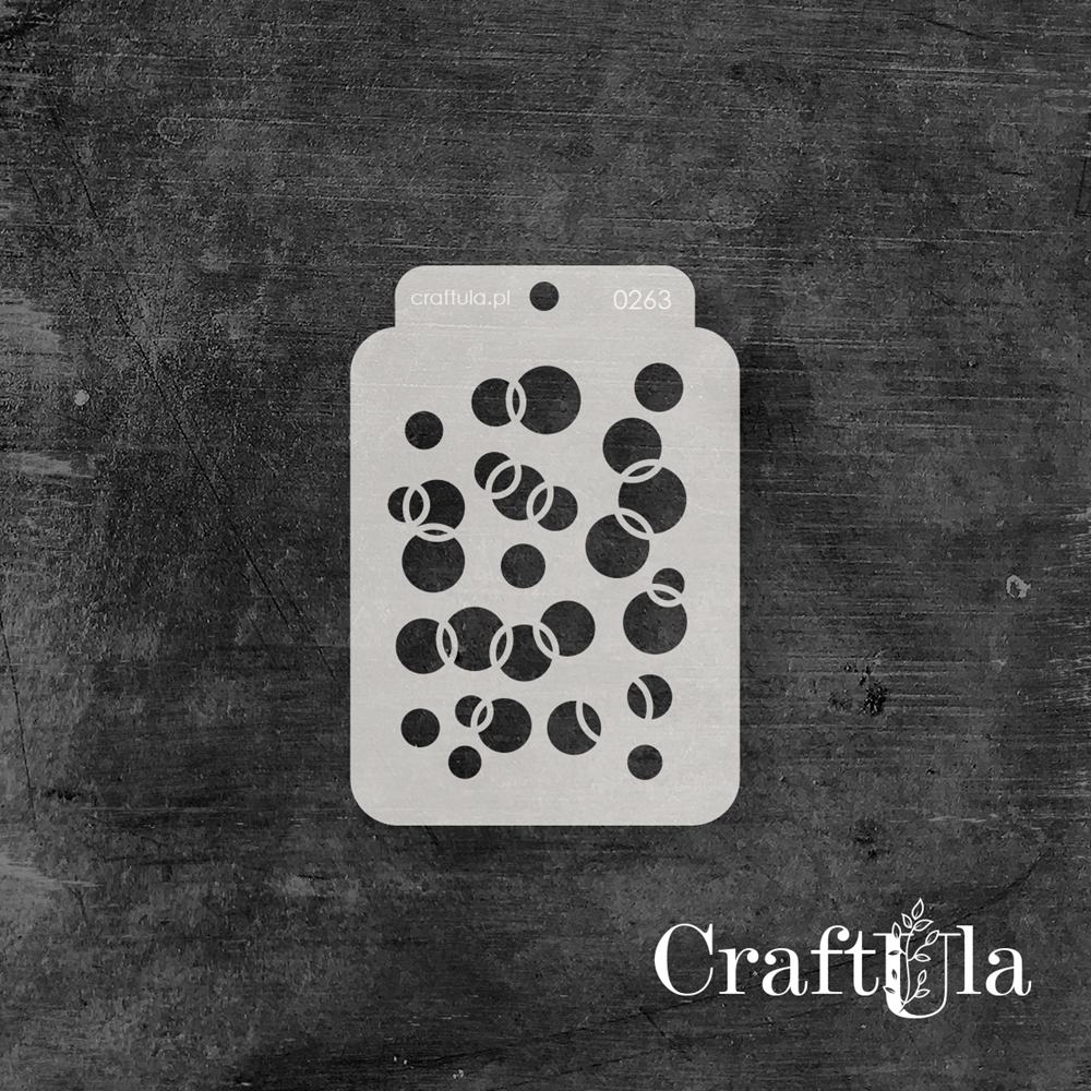 Stencil ATC 263, 8x11,5 cm x 0,35 mm, semi-translucent