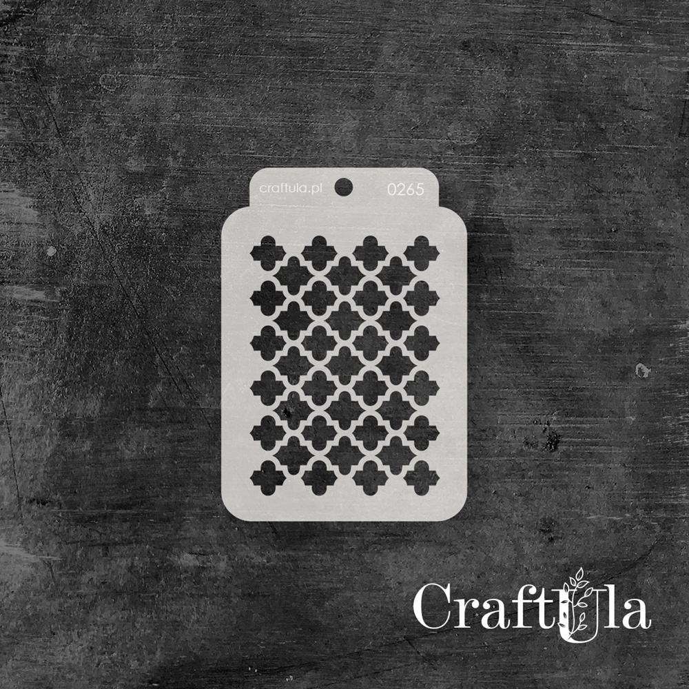 Stencil ATC 265, 8x11,5 cm x 0,35 mm, semi-translucent