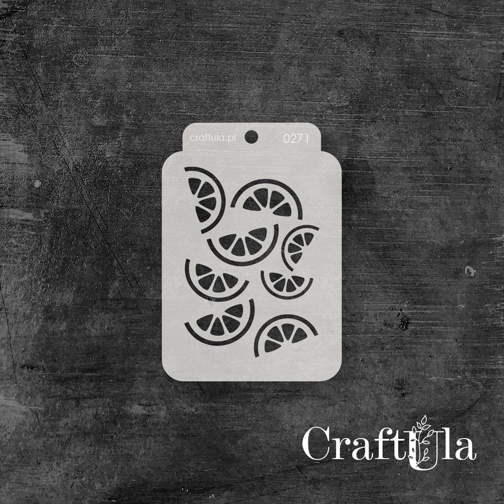 Stencil ATC 271, 8x11,5 cm x 0,35 mm, semi-translucent