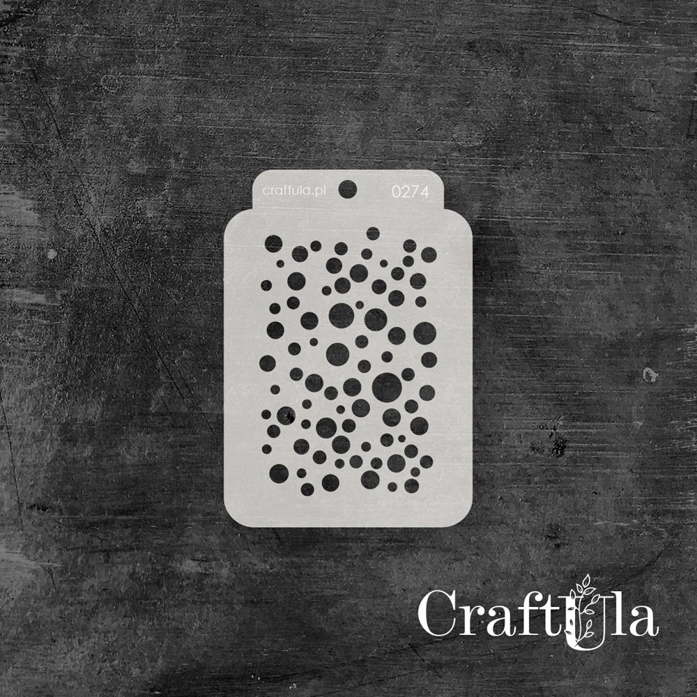 Stencil ATC 274, 8x11,5 cm x 0,35 mm, semi-translucent