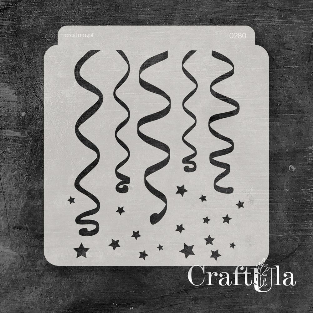 Stencil 0280, 15x16 cm x 0,35 mm, semi-translucent