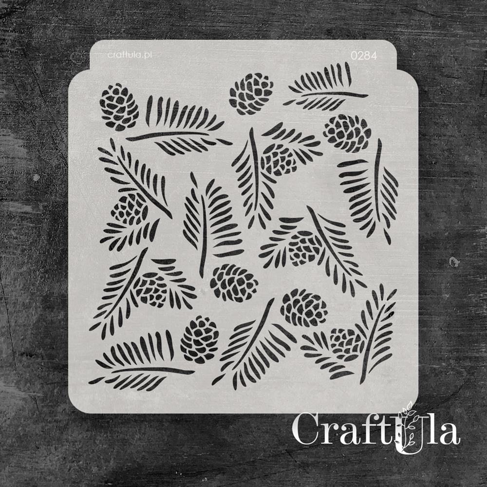 Stencil 0284, 15x16 cm x 0,35 mm, semi-translucent