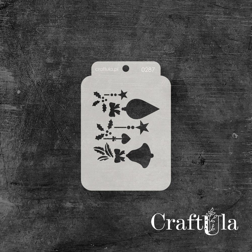 Stencil ATC 287, 8x11,5 cm x 0,35 mm, semi-translucent