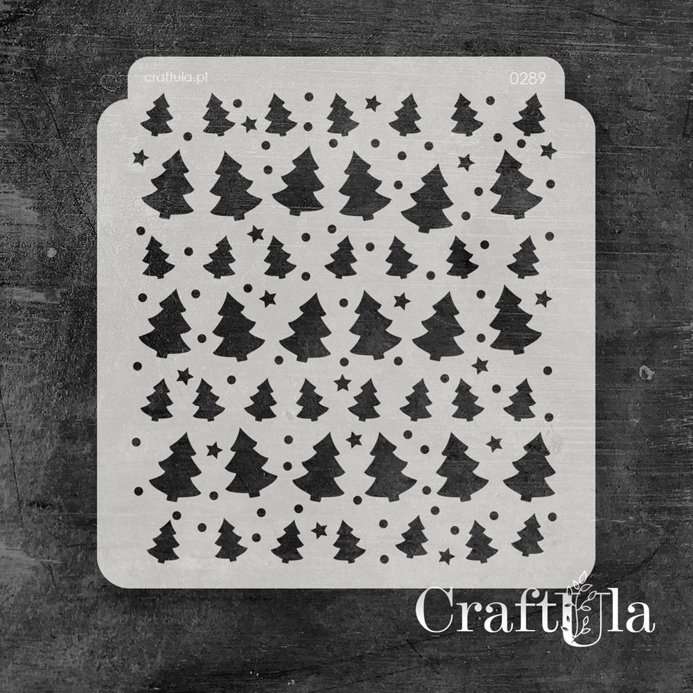 Stencil 0289, 15x16 cm x 0,35 mm, semi-translucent