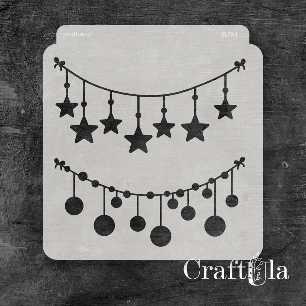 Stencil 0291, 15x16 cm x 0,35 mm, semi-translucent