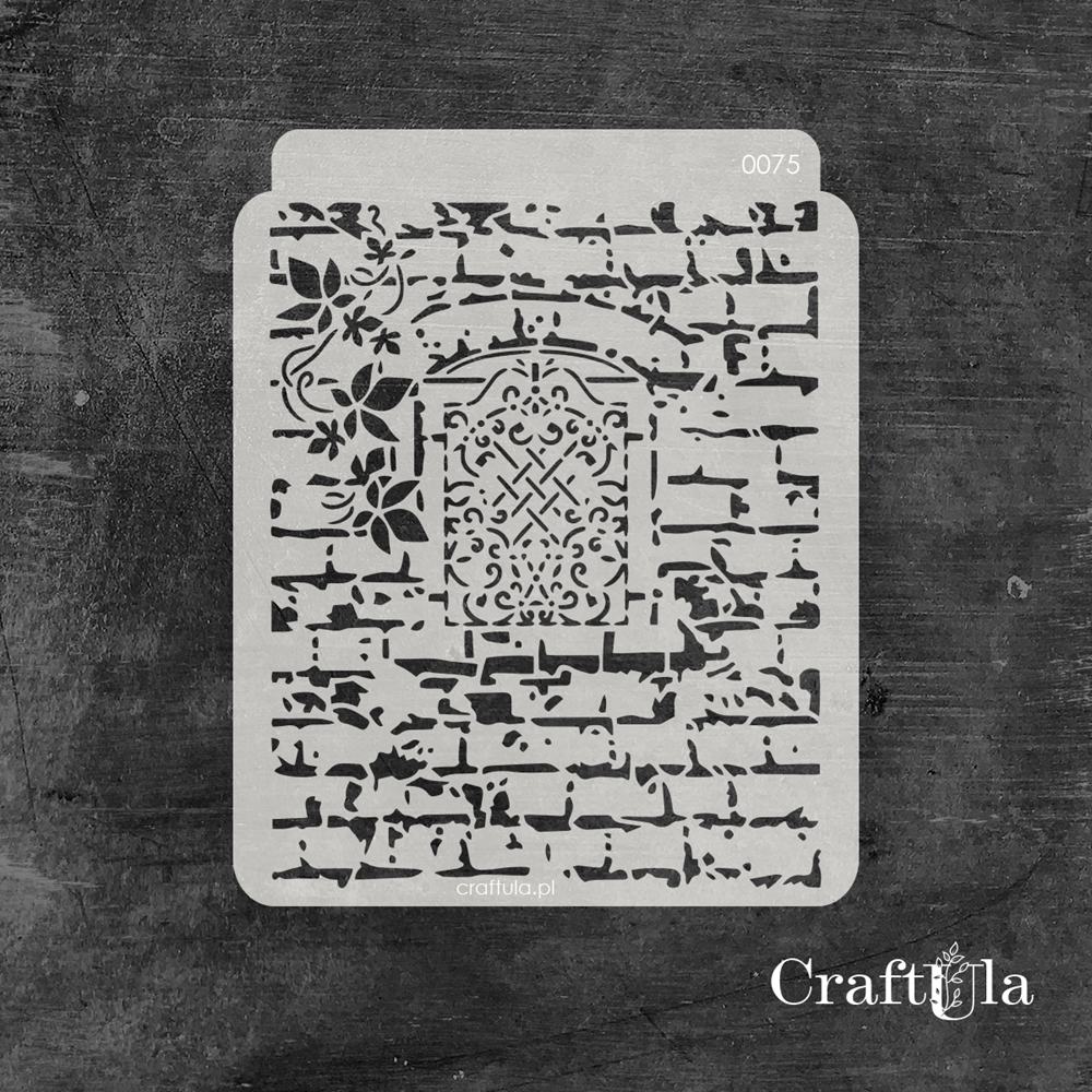 Stencil 075 – Window, 13x16 cm x 0,35 mm, semi-translucent