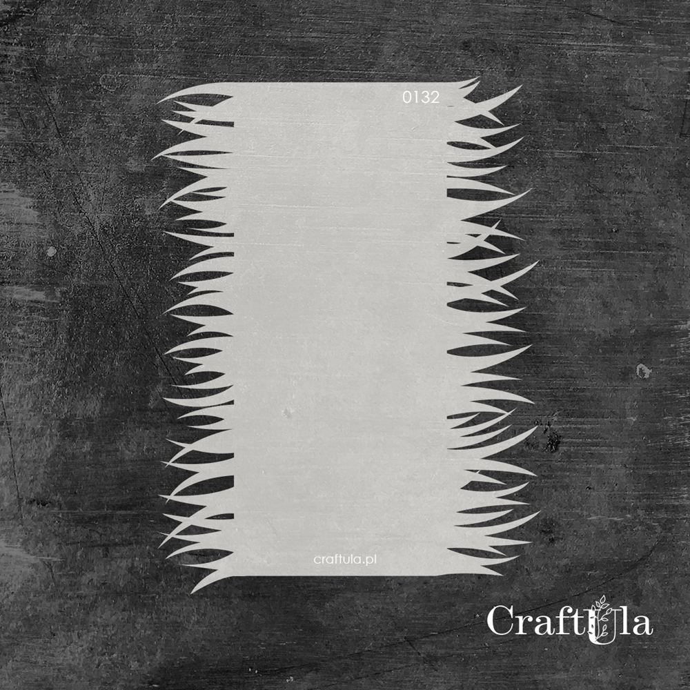 Stencil 132, 11x16 cm x 0,35 mm, semi-translucent