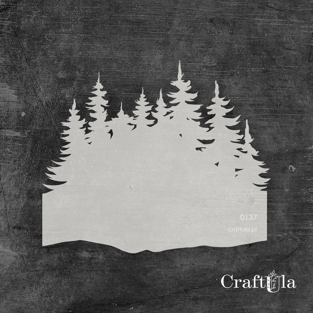 Stencil 137, 16x16 cm x 0,35 mm, semi-translucent