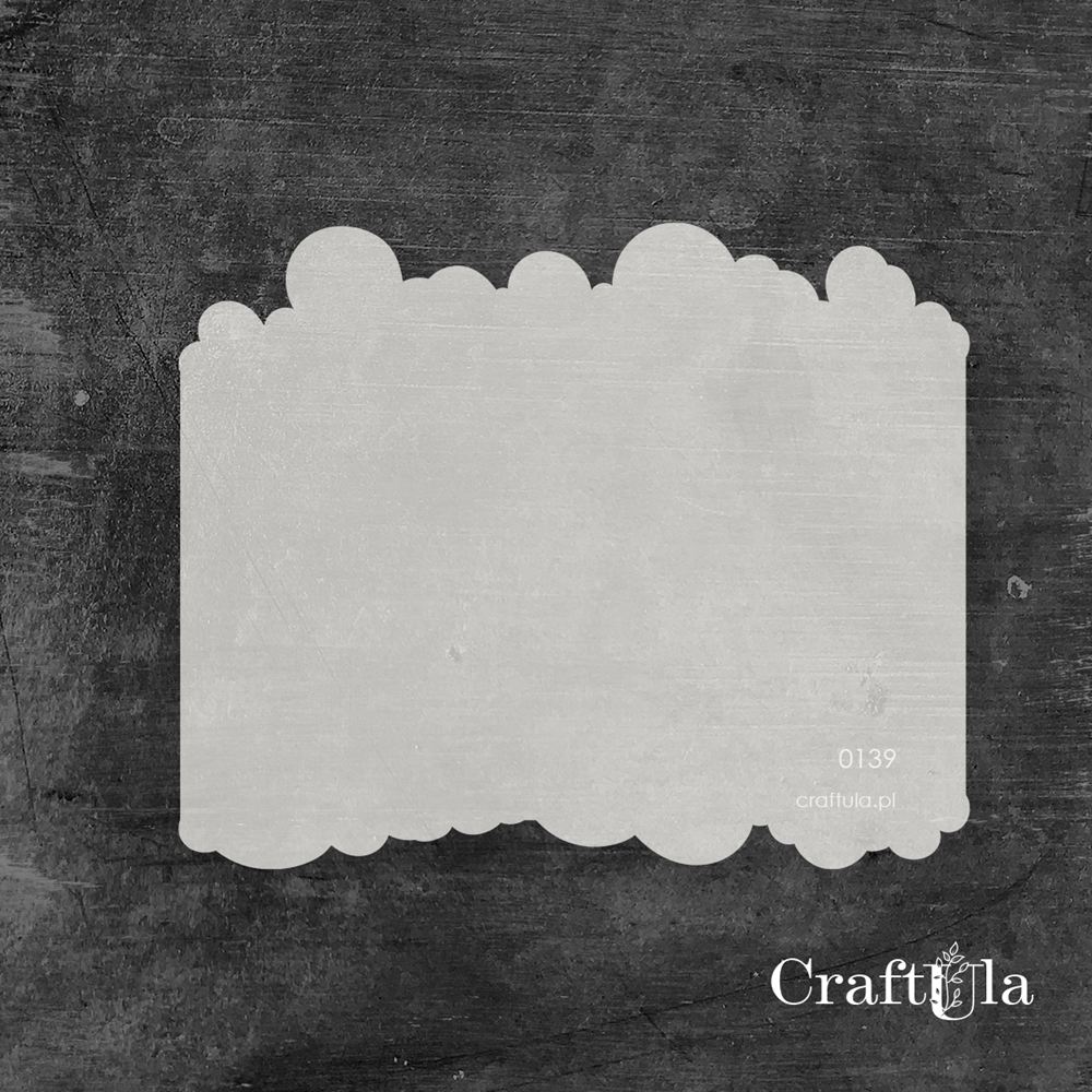 Stencil 139, 16x16 cm x 0,35 mm, semi-translucent