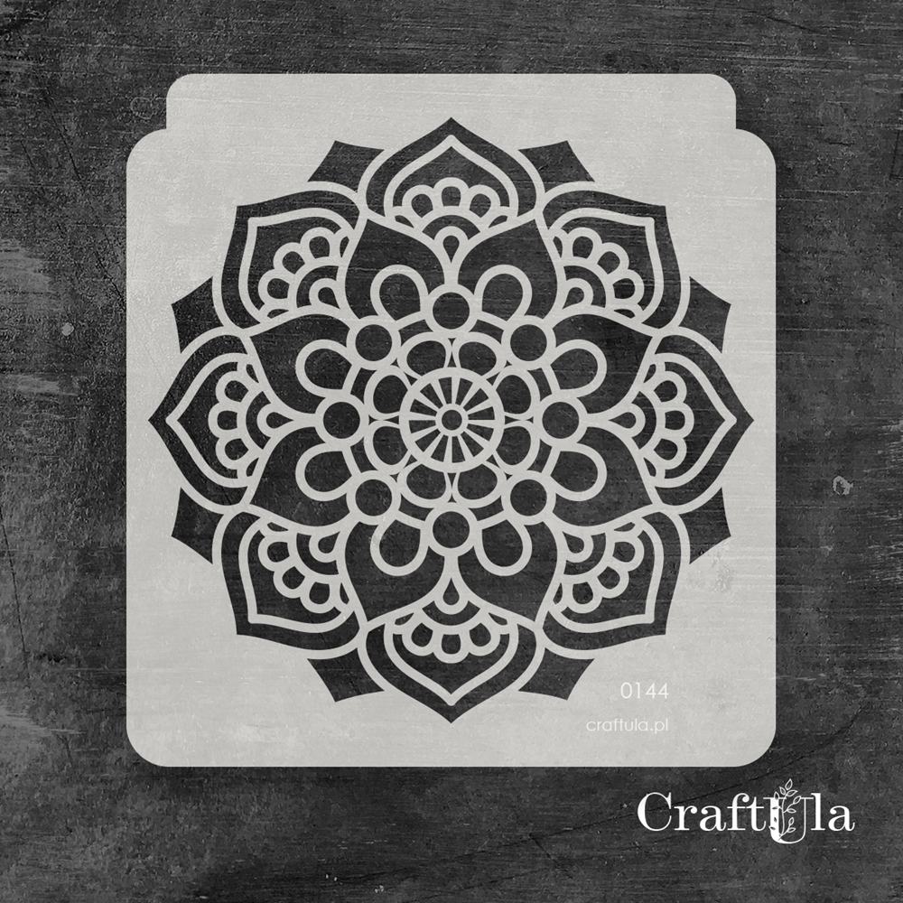 Stencil 144 – Napkin, 23x25 cm x 0,35 mm, semi-translucent