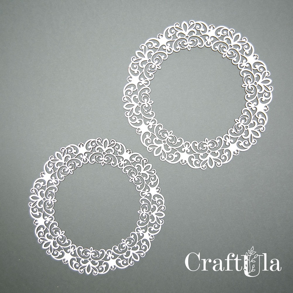 Set of Chipboard Frames 0001Z(2 pcs, dia approx. 14cm, 12,5cm; x0,15cm) Set of Chipboard Frames 0001Z(2 pcs, dia approx. 14cm, 12,5cm; x0,15cm)