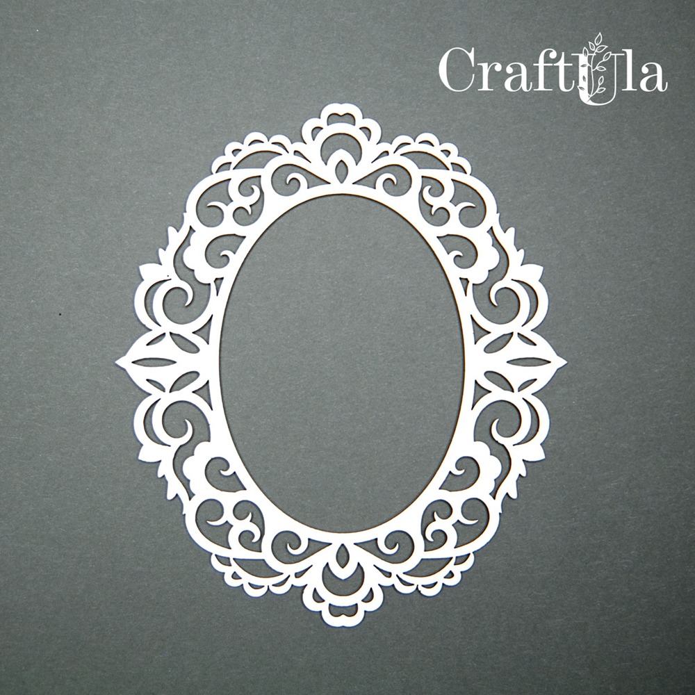 Set of Chipboard Frames 0002M (2 pcs, approx. 12.5x10,5x0,15cm)
