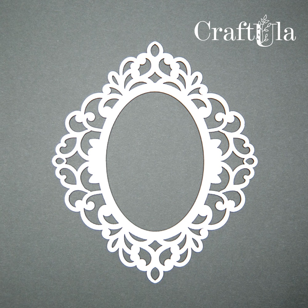 Chipboard Frame 0003L (approx. 14x12x0,15cm)